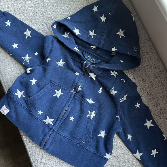 Polo Ralph Lauren Toddler jacket - Navy Blue w/ White stars - Size 3T - Picture 4 of 5